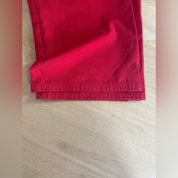 Red Bootcut Scrub Bottoms - Picture 4 of 9